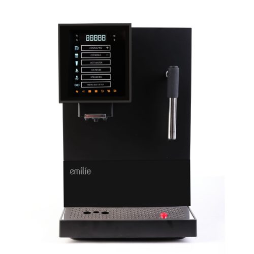 מכונת קפה אוטומטית דגם EMILIO מיני עם סטימר להקצפת חלב